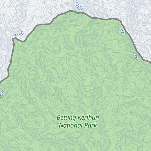 Map of Gunung Sebako