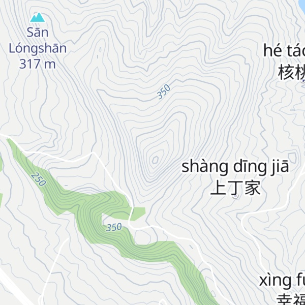 Map of Lóngshān
