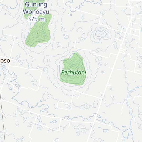 Map of Gunung Rakem