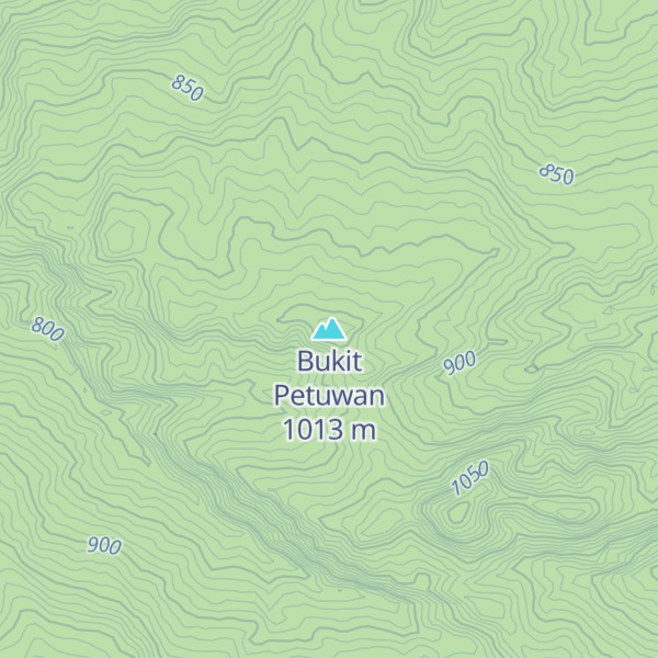 Map of Bukit Petuwan