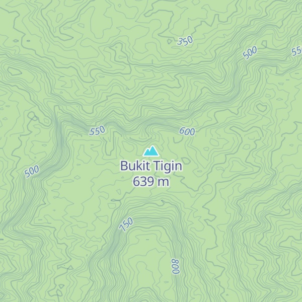 Map of Bukit Tigin