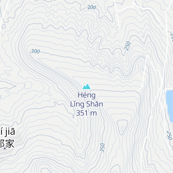 Map of Héng Lǐng Shān