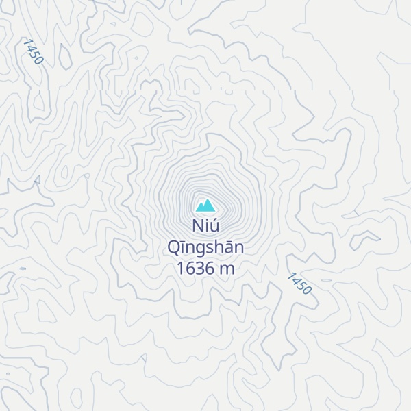Map of Niú Qīngshān