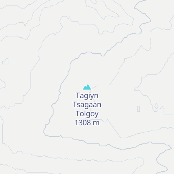 Map of Tagiyn Tsagaan Tolgoy
