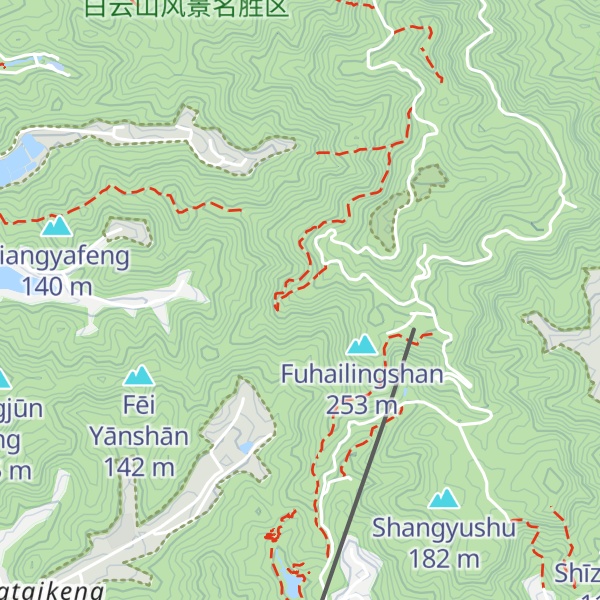 Map of Fēi Fèngshān