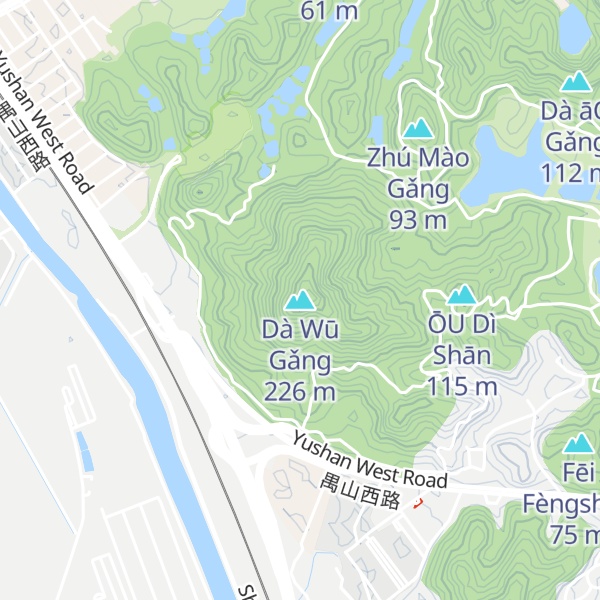 Map of Dà Wū Gǎng