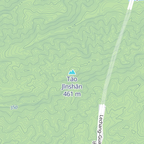 Map of Táo Jīnshān