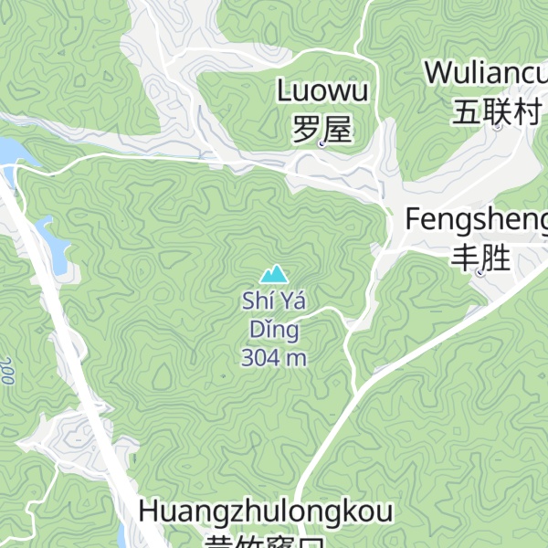Map of Shí Yá Dǐng
