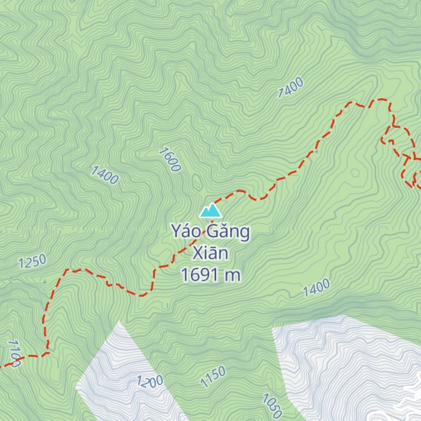 Map of Yáo Gǎng Xiān