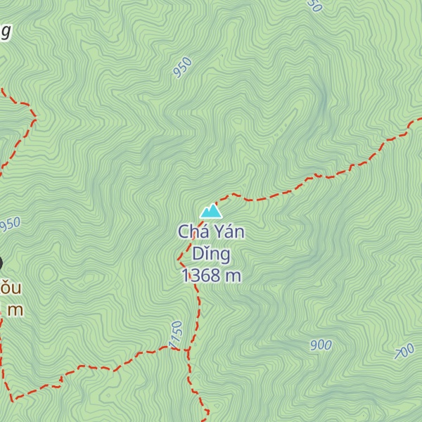 Map of Chá Yán Dǐng