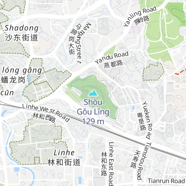 Map of Shòu Gǒu Lǐng