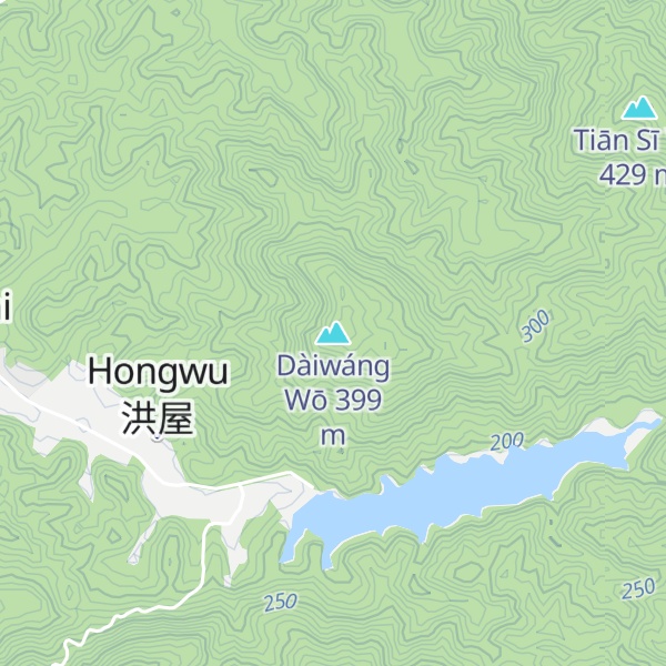Map of Dàiwáng Wō