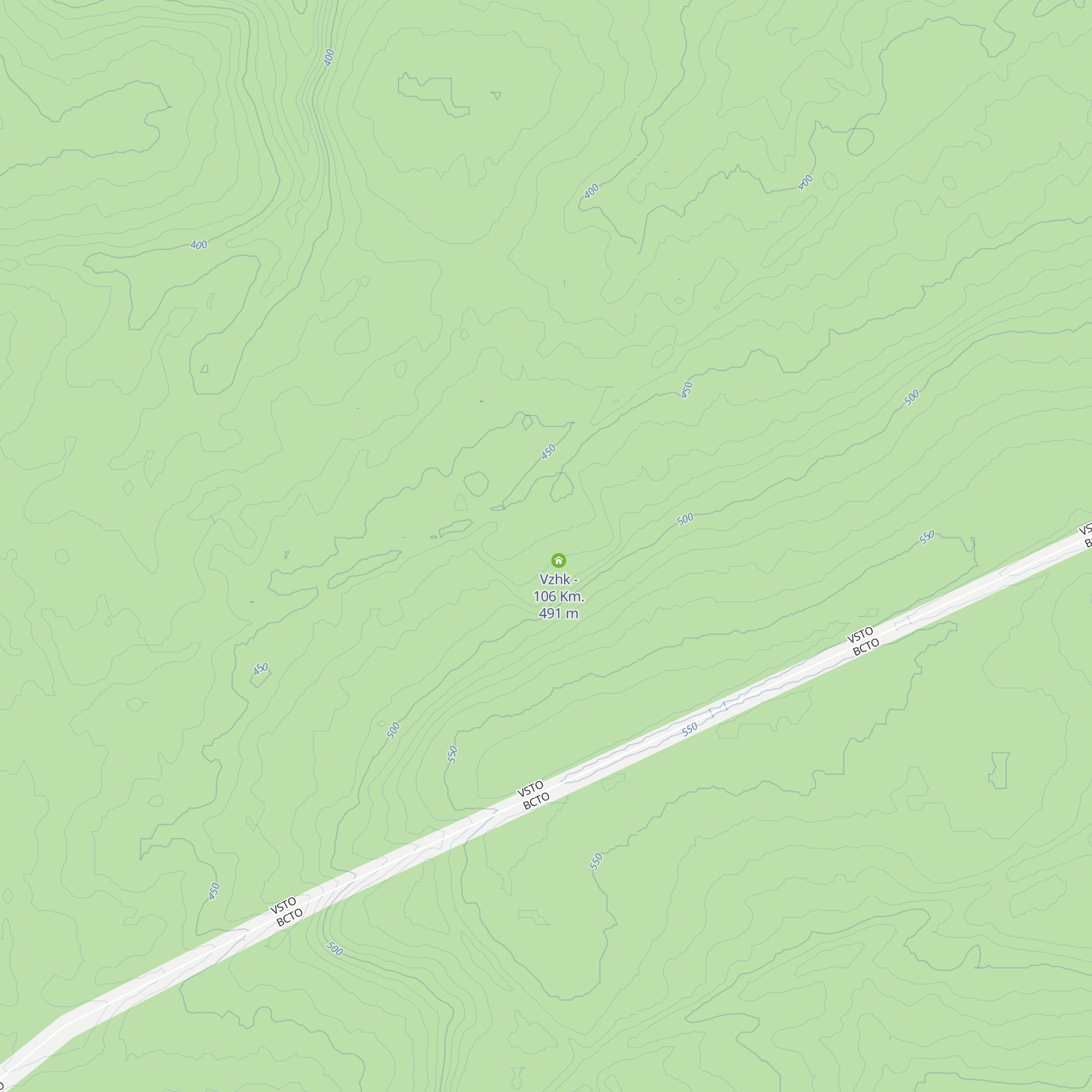 Vzhk - 106 Km. map