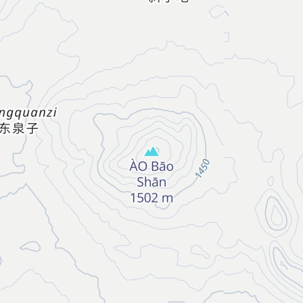 Map of ÀO Bāo Shān