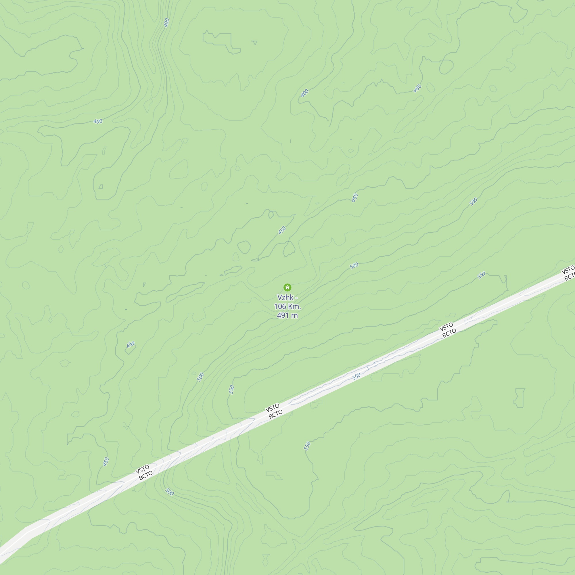 Vzhk - 106 Km. map