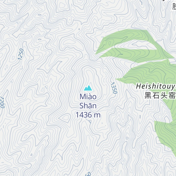 Map of Miào Shān