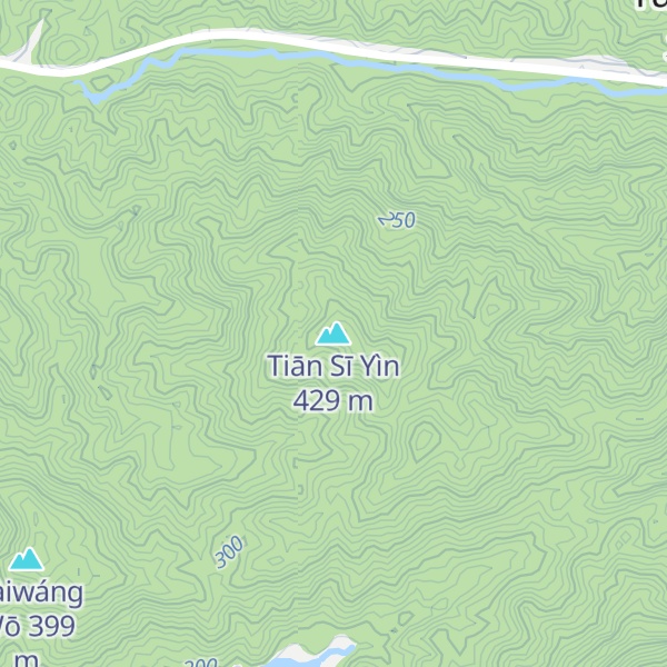 Map of Tiān Sī Yìn