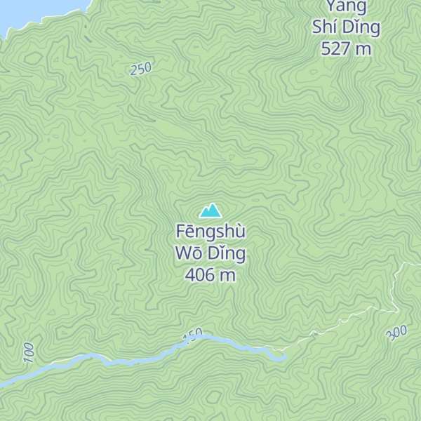 Map of Fēngshù Wō Dǐng