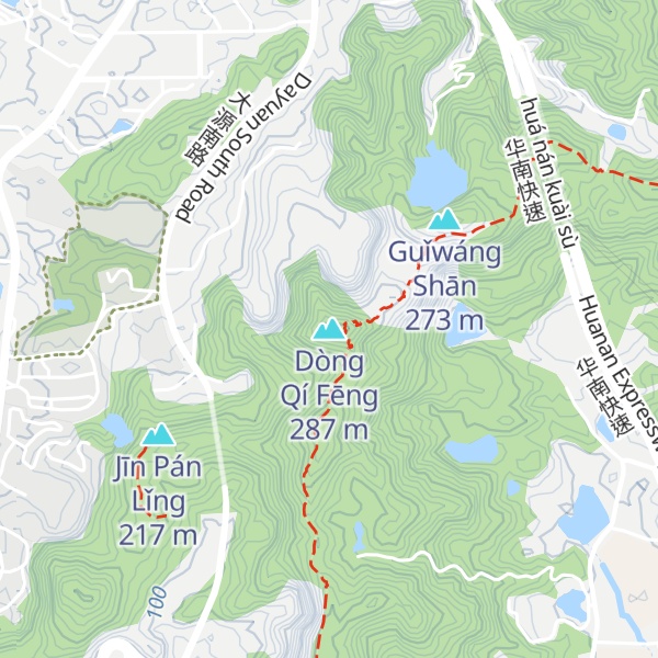 Map of Dòng Qí Fēng