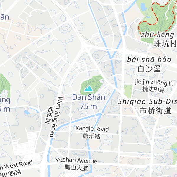 Map of Dān Shān