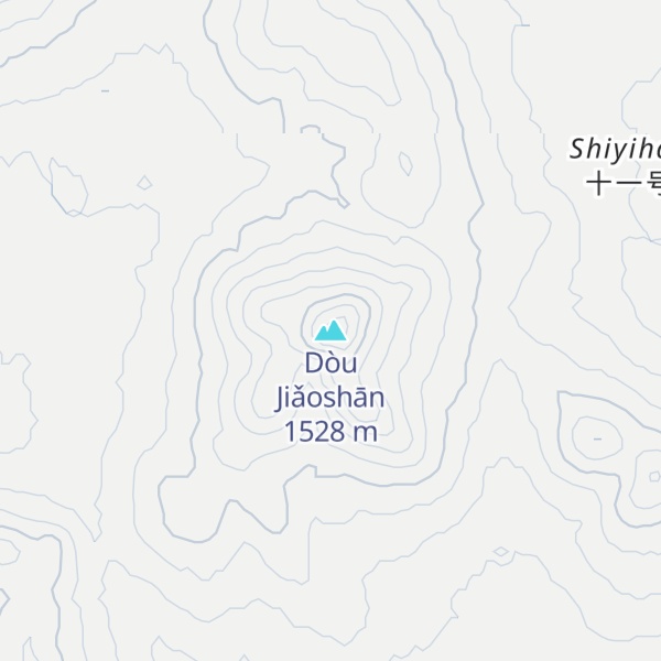 Map of Dòu Jiǎoshān