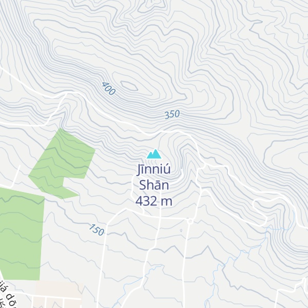Map of Jīnniú Shān