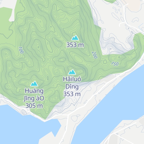 Map of Hǎiluó Dǐng