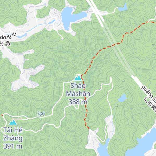 Map of Sháo Máshān