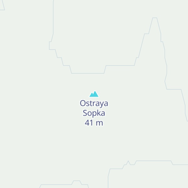 Map of Ostraya Sopka