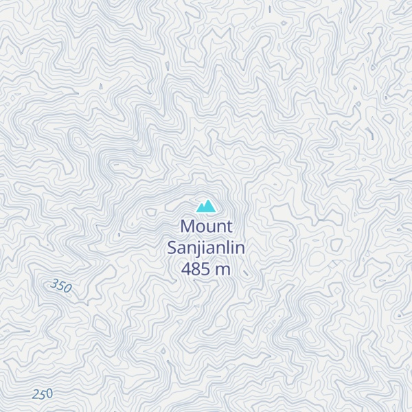Map of Mount Sanjianlin