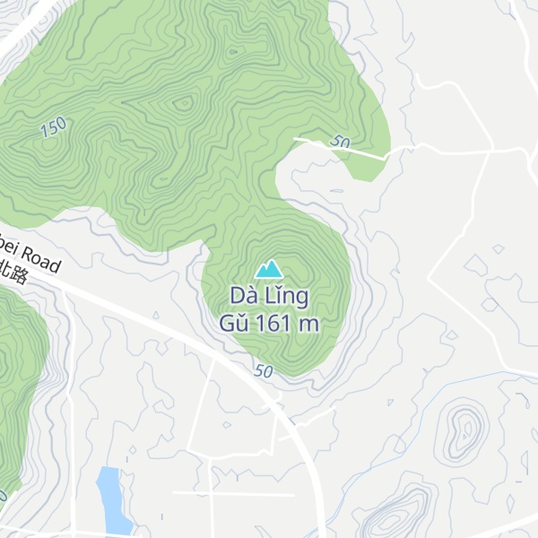 Map of Dà Lǐng Gǔ