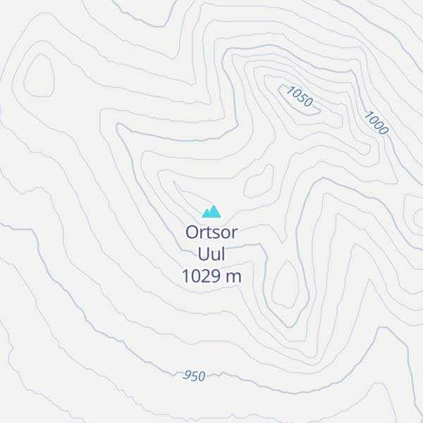 Map of Ortsor Uul
