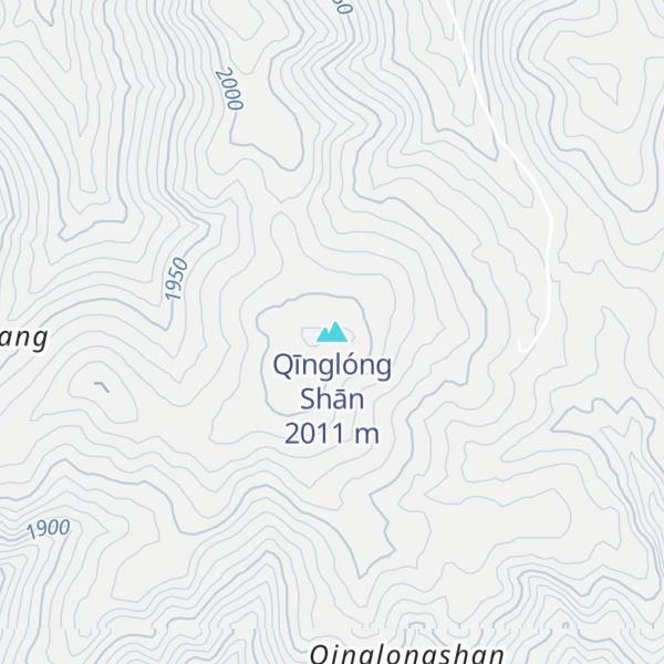 Map of Qīnglóng Shān