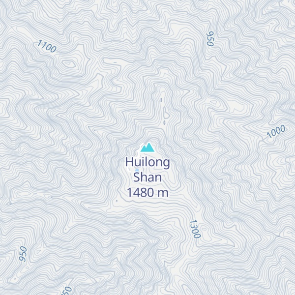 Map of Huilong Shan