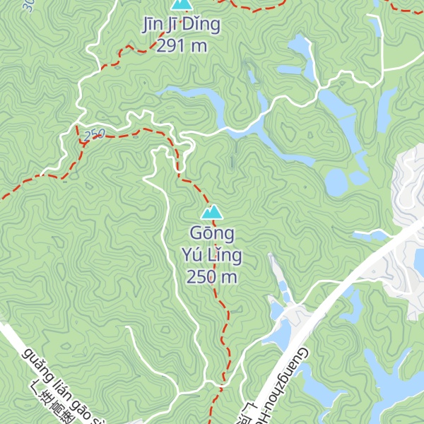 Map of Gōng Yú Lǐng