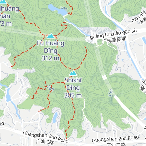 Map of Shíshī Dǐng