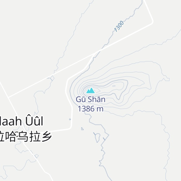 Map of Gū Shān