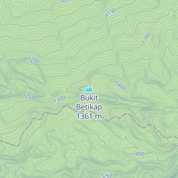 Map of Bukit Betikap