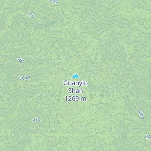 Map of Guanyin Shan