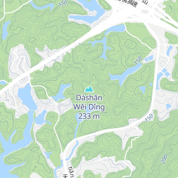 Map of Dàshān Wěi Dǐng