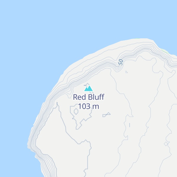 Map of Red Bluff