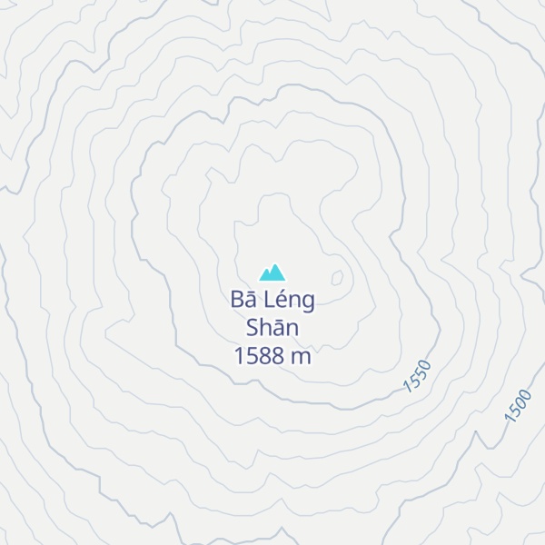 Map of Bā Léng Shān