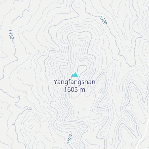 Map of Yangfangshan