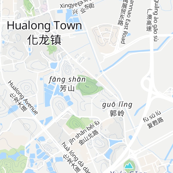 Map of Huāshēng Gǎng