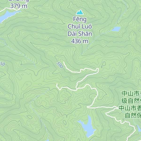 Map of Wǔguì Shān