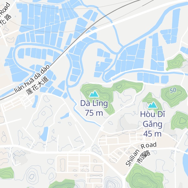 Map of Dà Lǐng