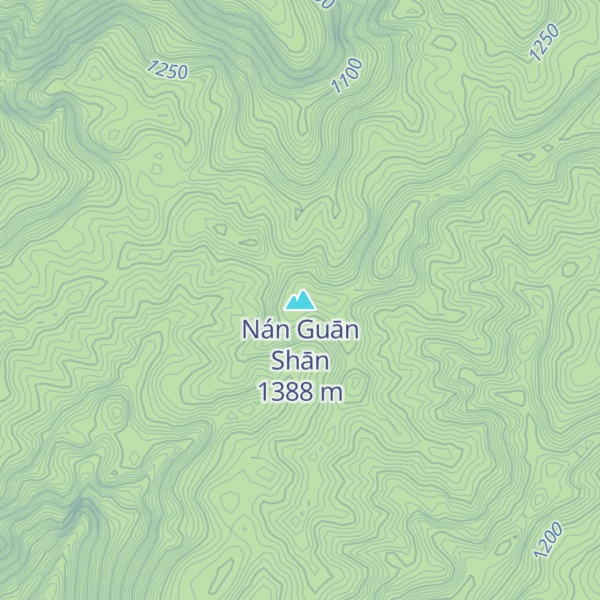 Map of Nán Guān Shān