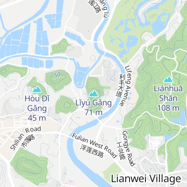 Map of Lǐyú Gǎng