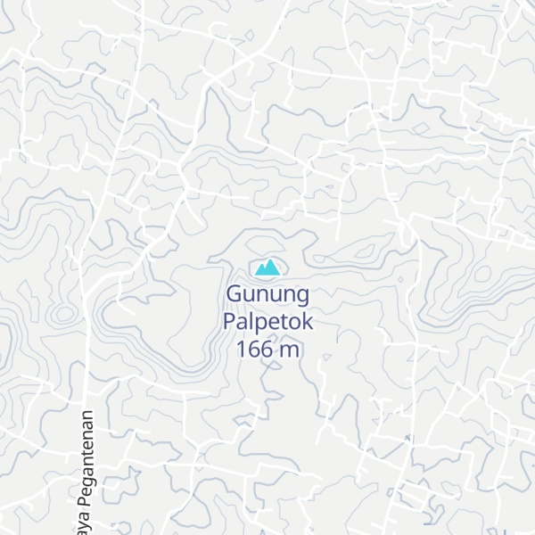 Map of Gunung Palpetok
