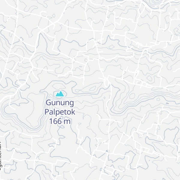Map of Gunung Batubelah